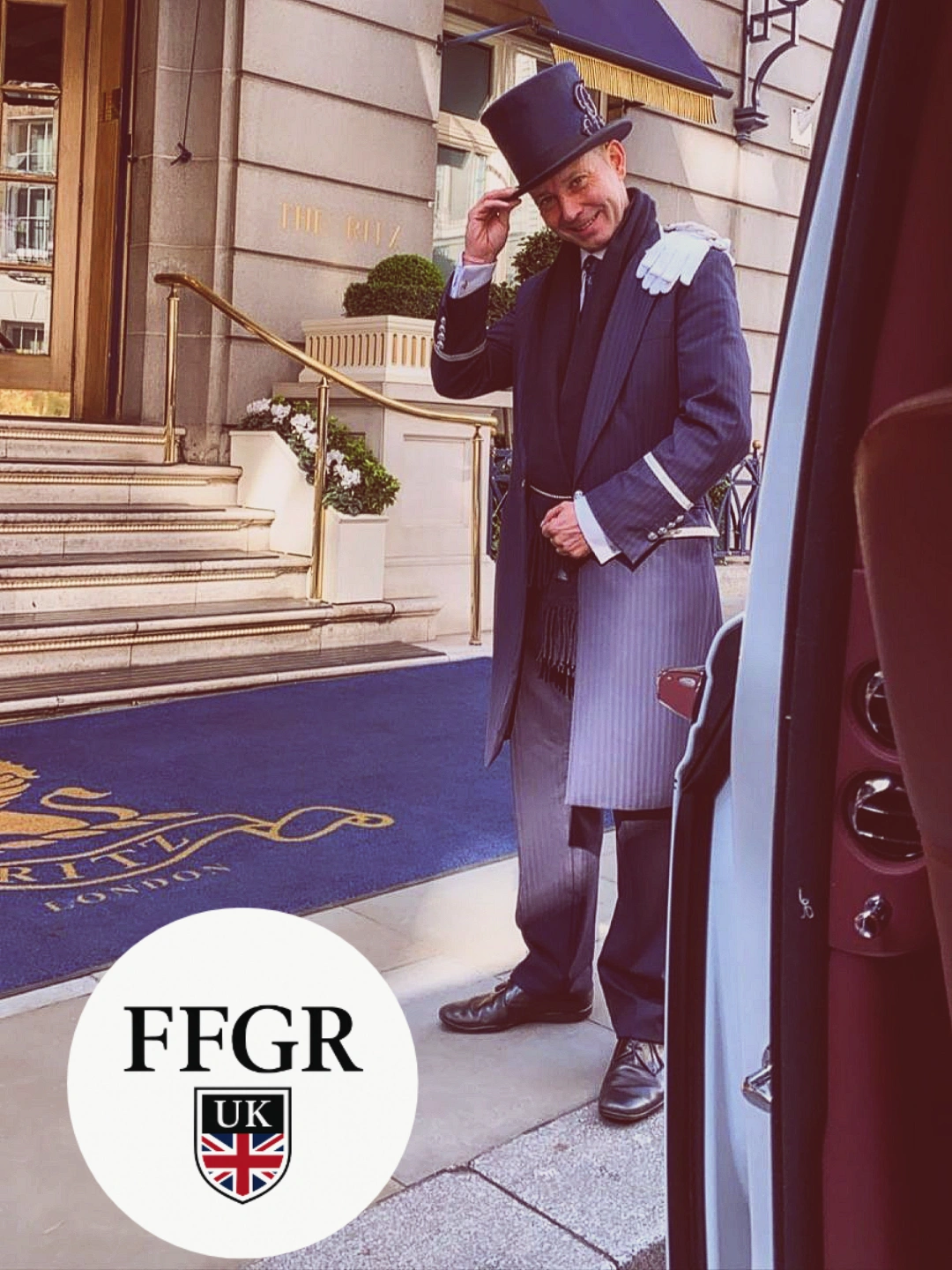 The Ritz London doorman luxury arrival occasion
