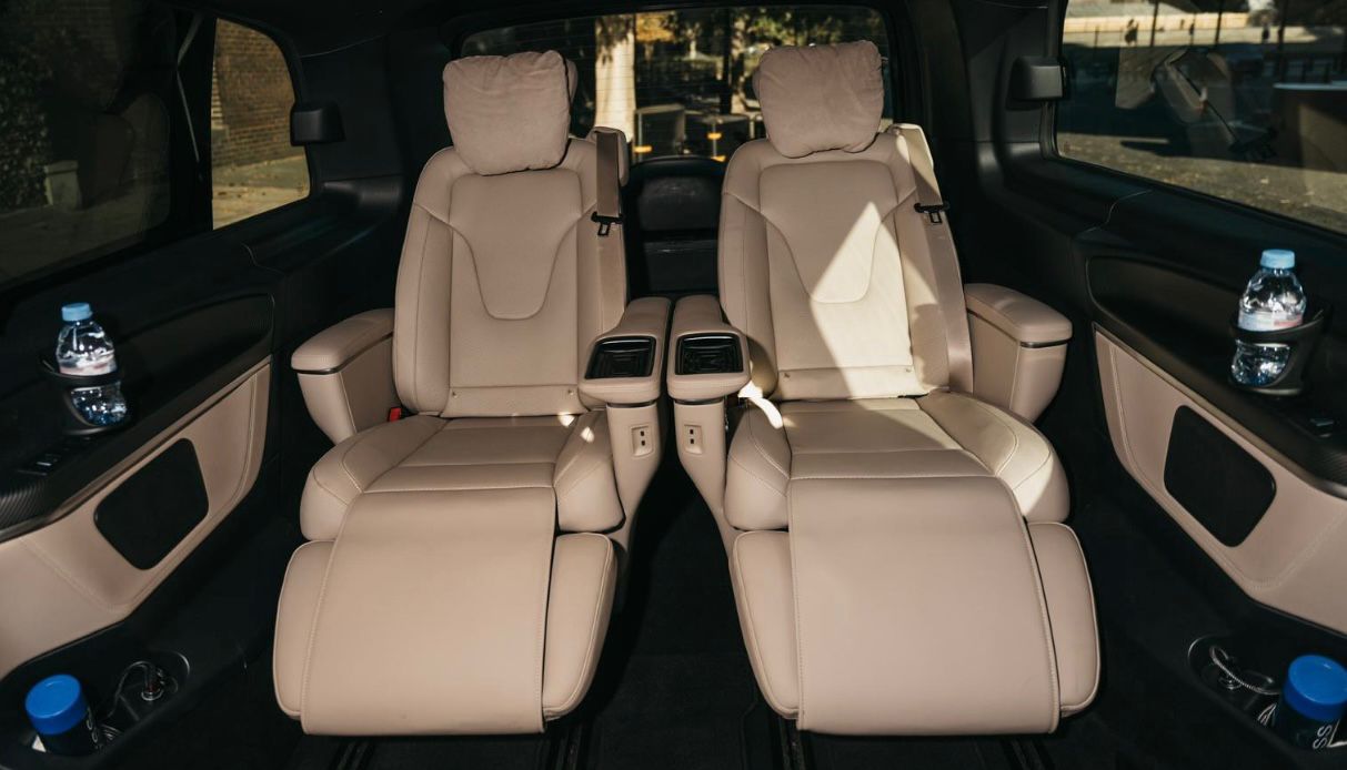 Mercedes V-Class VIP captain seats FFGR UK group travel
